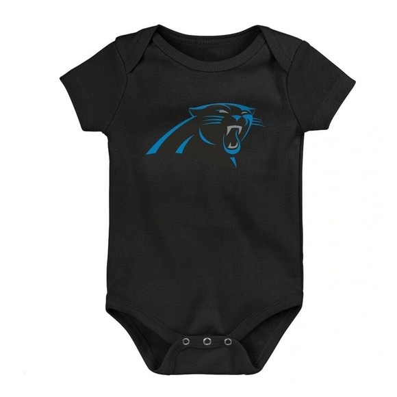 Infant Carolina Panthers 3-pack Game On Bodysuit Set 3-6M - Picture 4 of 8